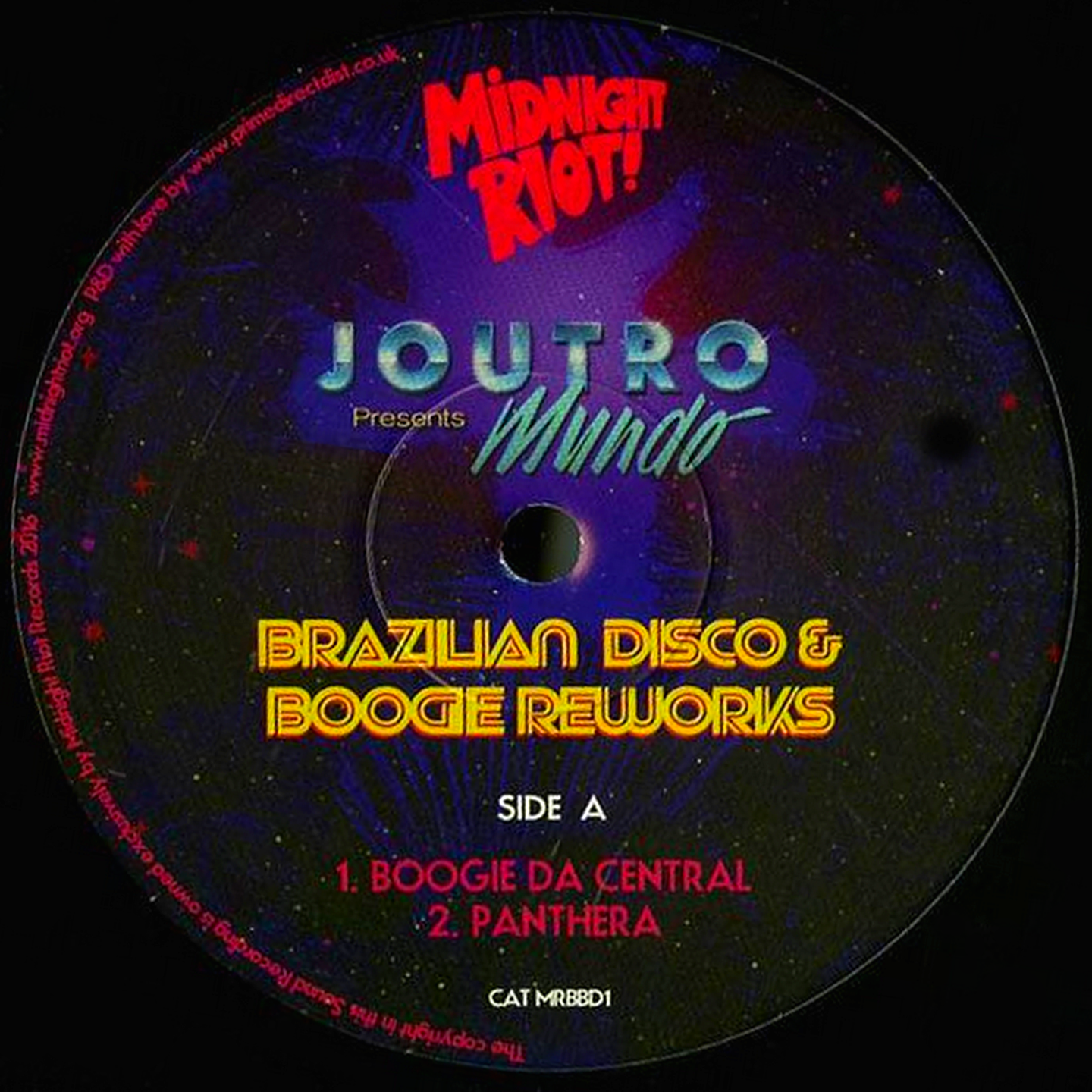 Joutro Mundo - Brazilian Disco & Boogie Reworks | Midnight Riot Recordings (MRBBD1)