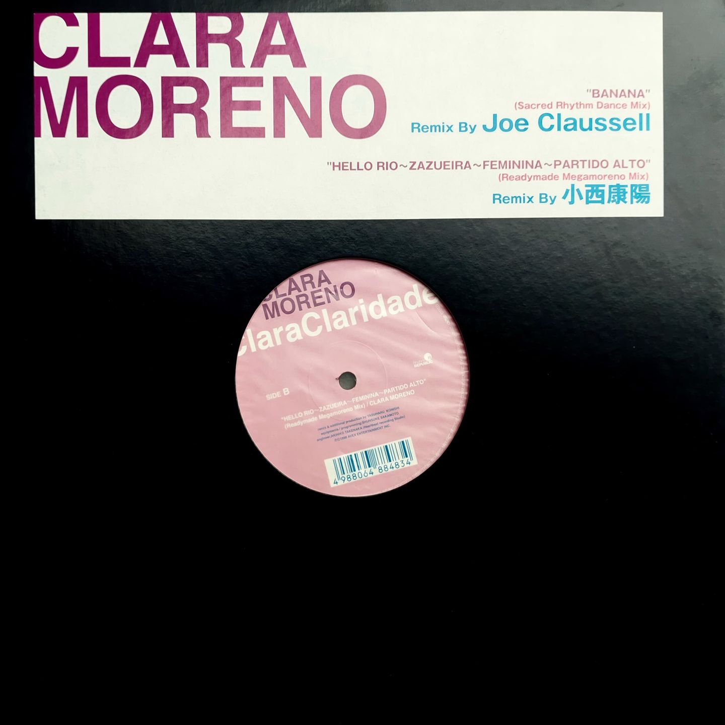 Clara Moreno  &  Joe Claussell  &  Yasuharu Konishi - Clara Claridade | Rhythm Republic (RR12-88483)
