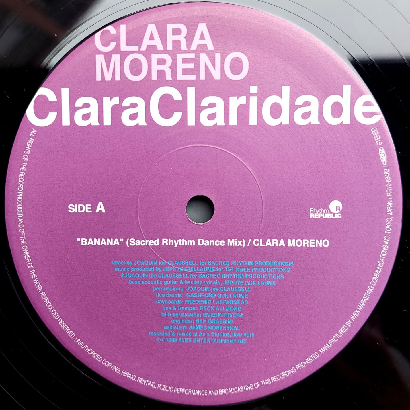 Clara Moreno & Joe Claussell & Yasuharu Konishi - Clara Claridade | Rhythm Republic (RR12-88483) - 2 Clara Moreno & Joe Claussell & Yasuharu Konishi - Clara Claridade | Rhythm Republic (RR12-88483) - 2