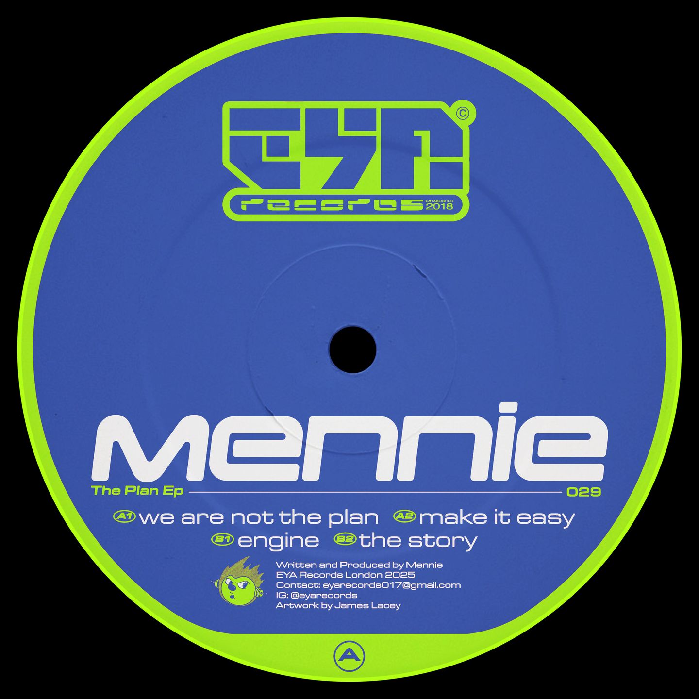Mennie - The Plan EP | EYA Records (EYA029) | EYA Records (EYA029)