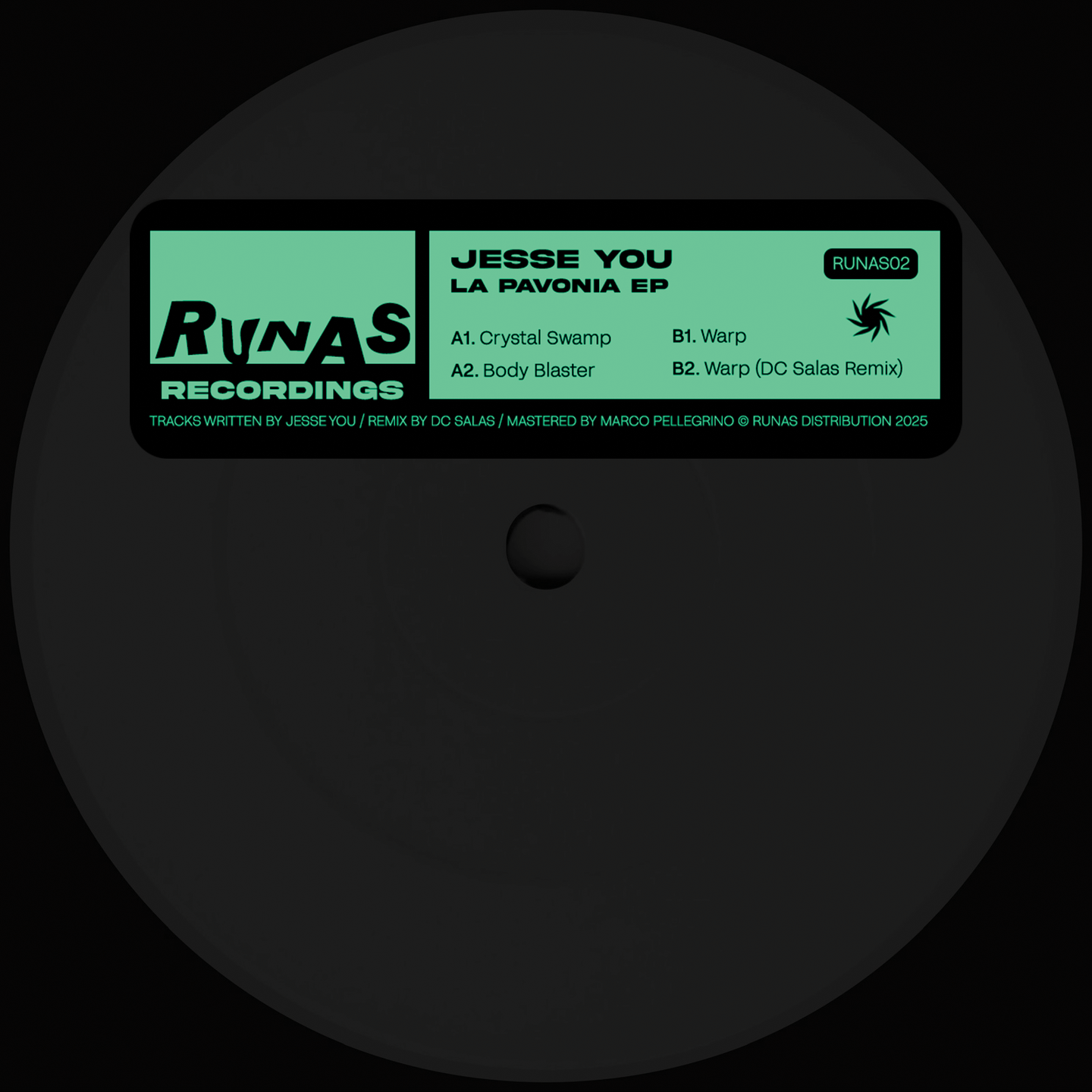 Jesse You - La Pavonia EP (Incl. DC Salas Remix) | Runas Recordings (RUNAS02) | Runas Recordings (RUNAS02)
