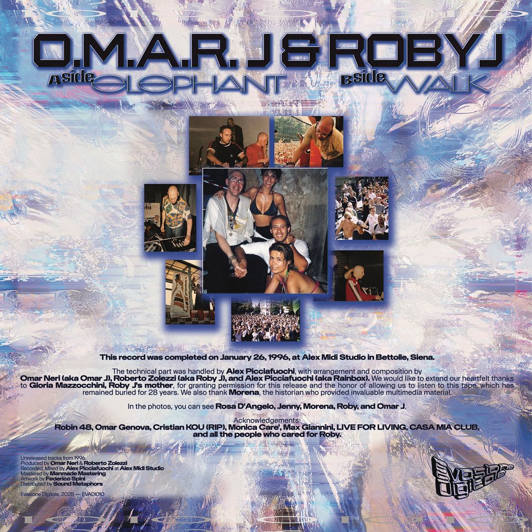 Roby J.  &  O.M.A.R. J. - Elephant Walk E.P. | Evasione Digitale (EVADI010) | Evasione Digitale (EVADI010) - 2