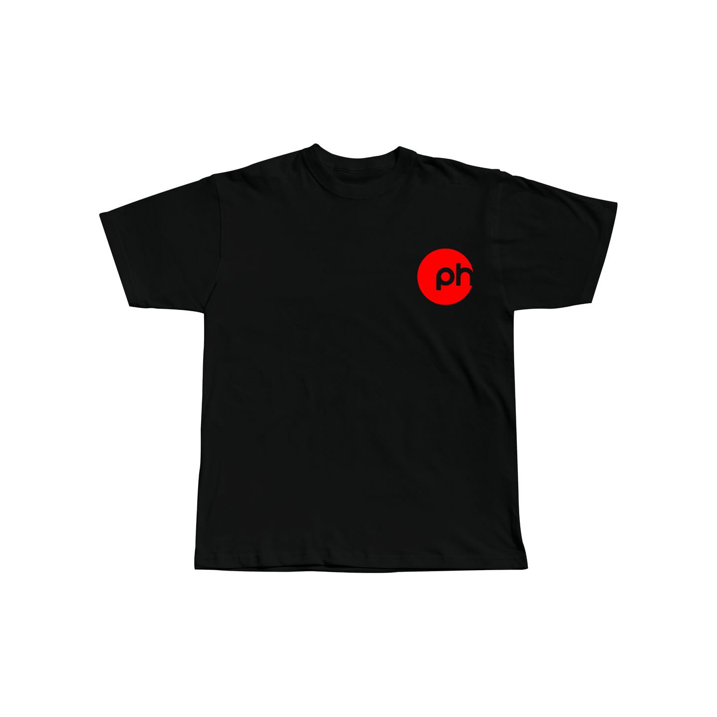 Outside In - Phonotheque T-Shirt Black/Red Logo - main