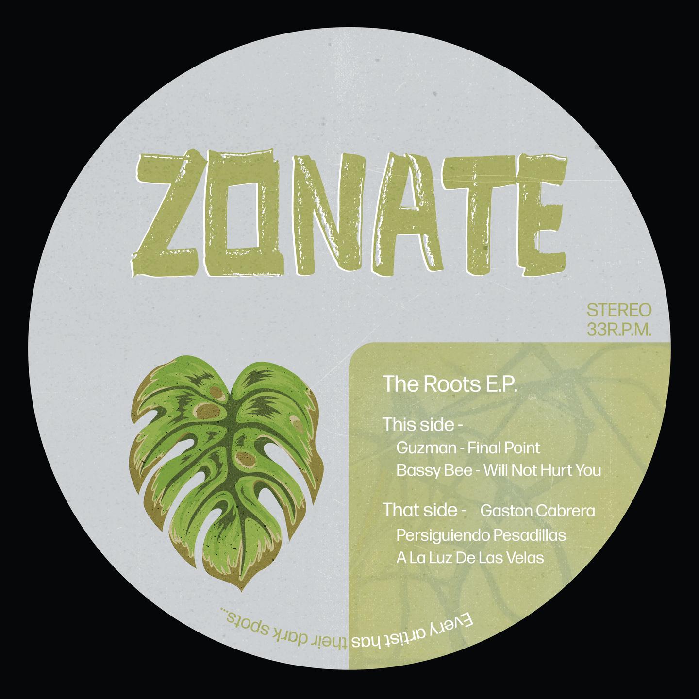 Guzman & Bassy Bee & Gastón Cabrera - The Roots EP | Zonate (ZON005) | Zonate (ZON005) - main Guzman & Bassy Bee & Gastón Cabrera - The Roots EP | Zonate (ZON005) | Zonate (ZON005) - main