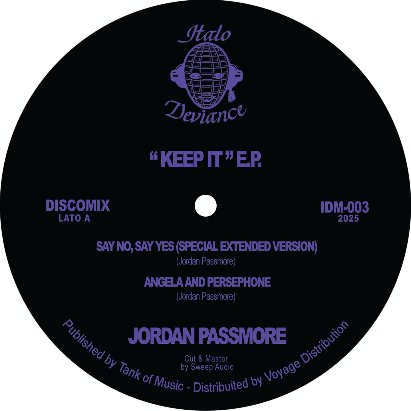 Jordan Passmore - Keep It EP | Italo Deviance Records (IDM-003) | Italo Deviance Records (IDM003) Jordan Passmore - Keep It EP | Italo Deviance Records (IDM-003) | Italo Deviance Records (IDM003)