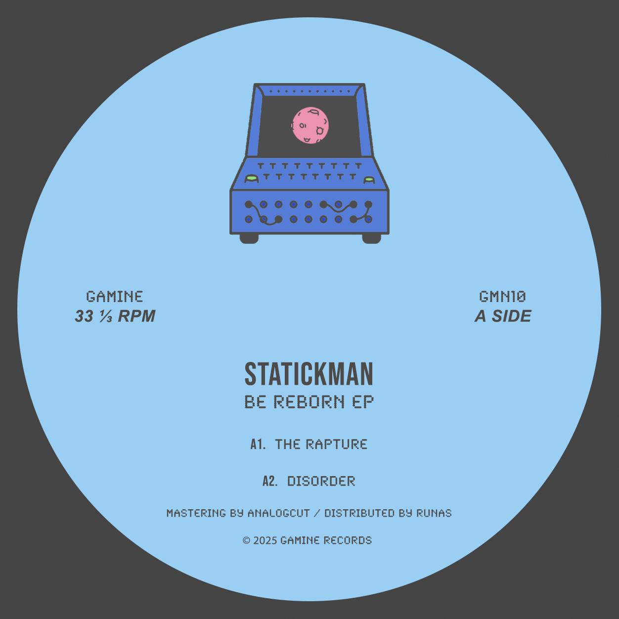 Statickman - Be Reborn EP | Gamine (GMN10) | Gamine (GMN10) - 2 Statickman - Be Reborn EP | Gamine (GMN10) | Gamine (GMN10) - 2