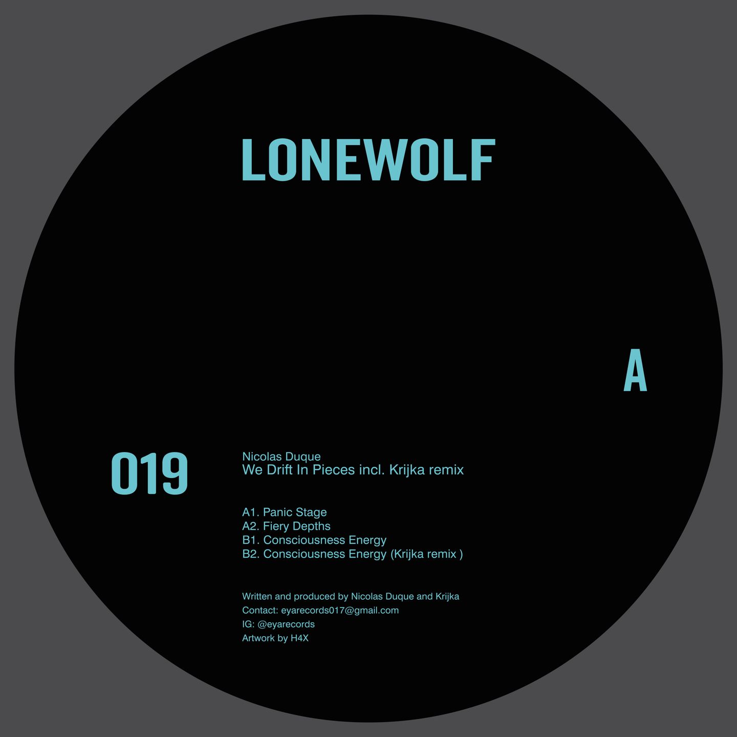 Nicolas Duque - We Drift In Pieces (incl. Krijka remix) | Lonewolf (LONEWOLF019) - main