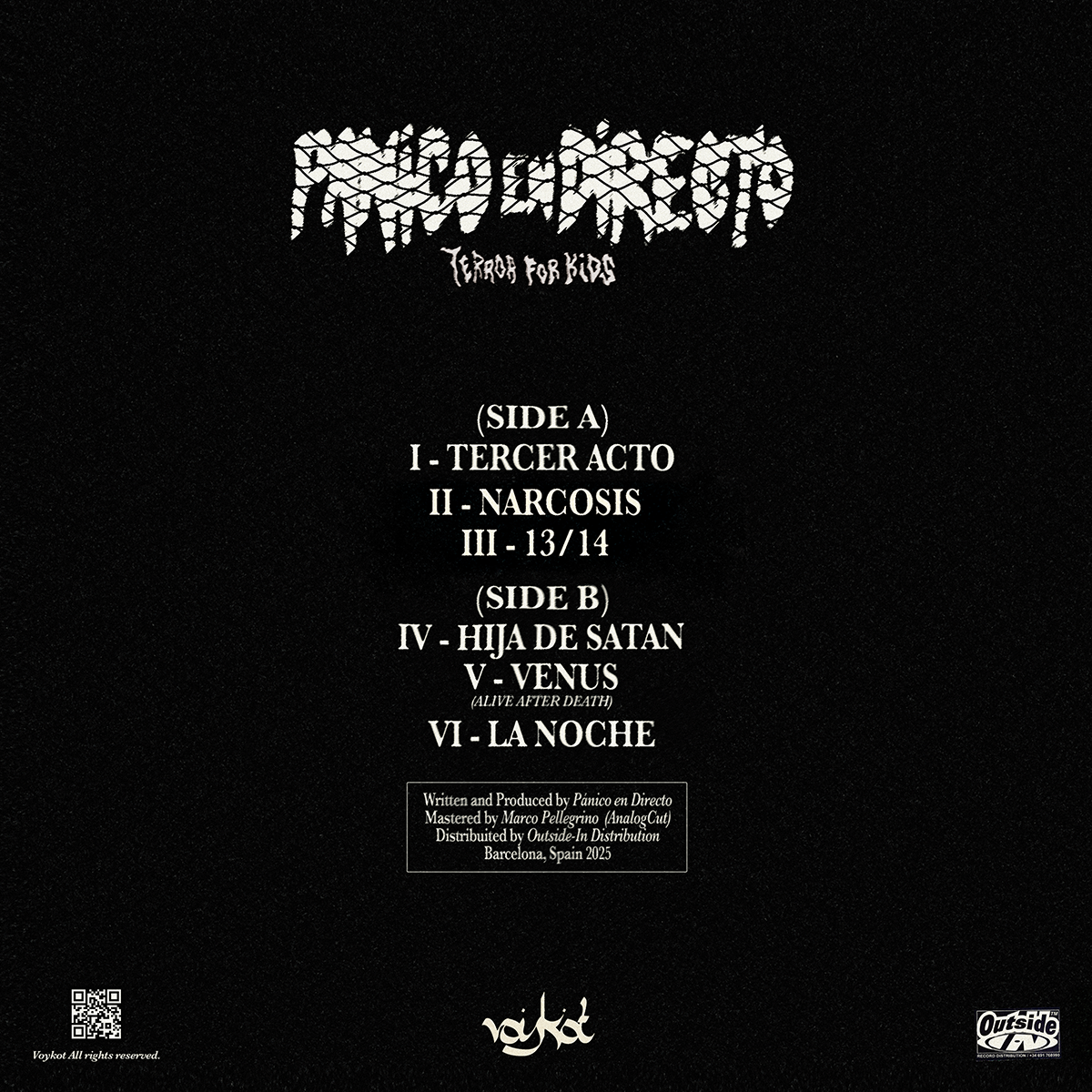 Panico En Directo - Terror For Kids (VKT003) | Voykot (VKT003) - 2 Panico En Directo - Terror For Kids (VKT003) | Voykot (VKT003) - 2