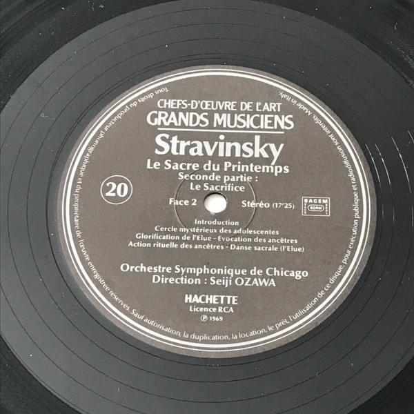Chefs-D'Œuvre De L'Art Grands Musiciens - Stravinsky : Le Sacré Printemps  | RCA (20) - 5