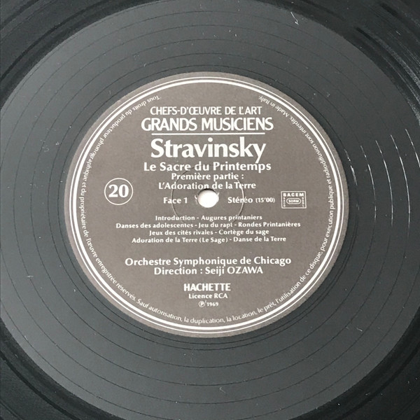 Chefs-D'Œuvre De L'Art Grands Musiciens - Stravinsky : Le Sacré Printemps  | RCA (20) - 4