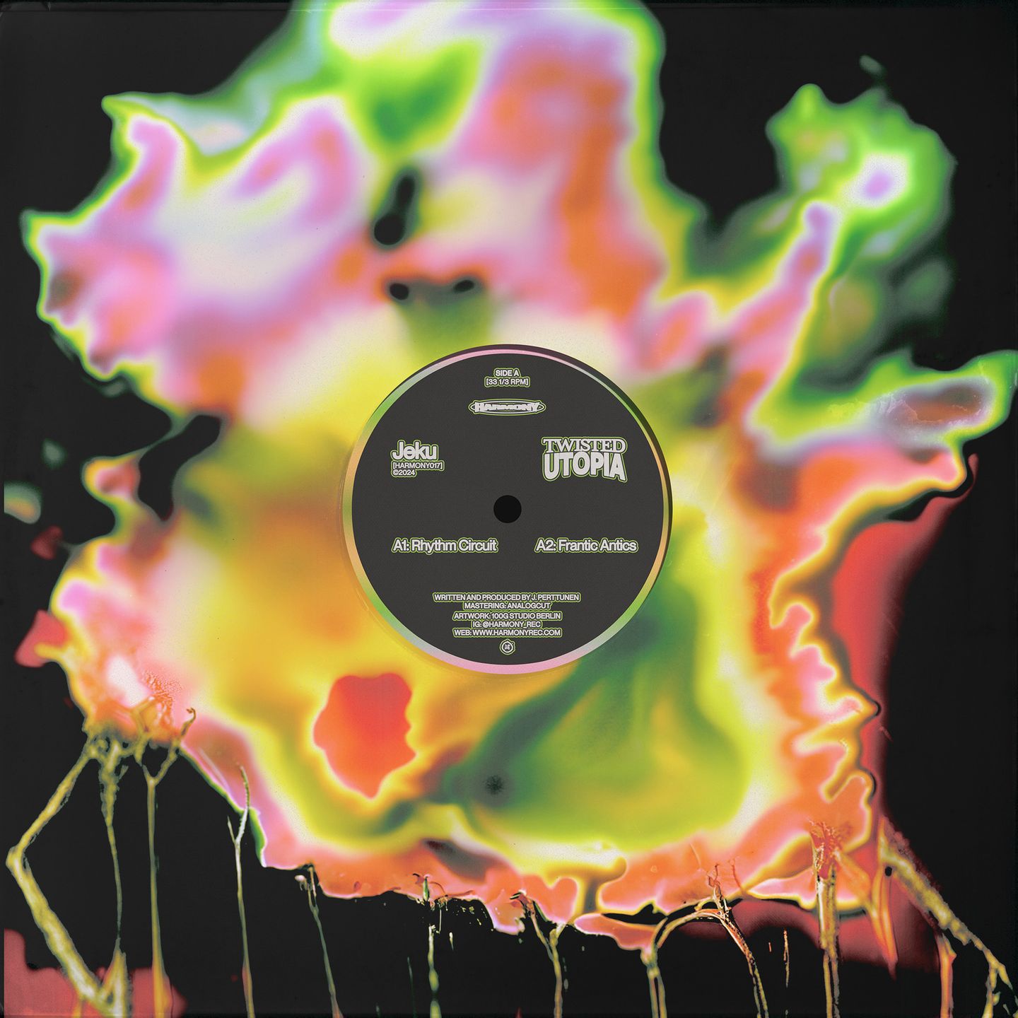 Jeku - Twisted Utopia | Harmony Rec. (HARMONY017) - 2