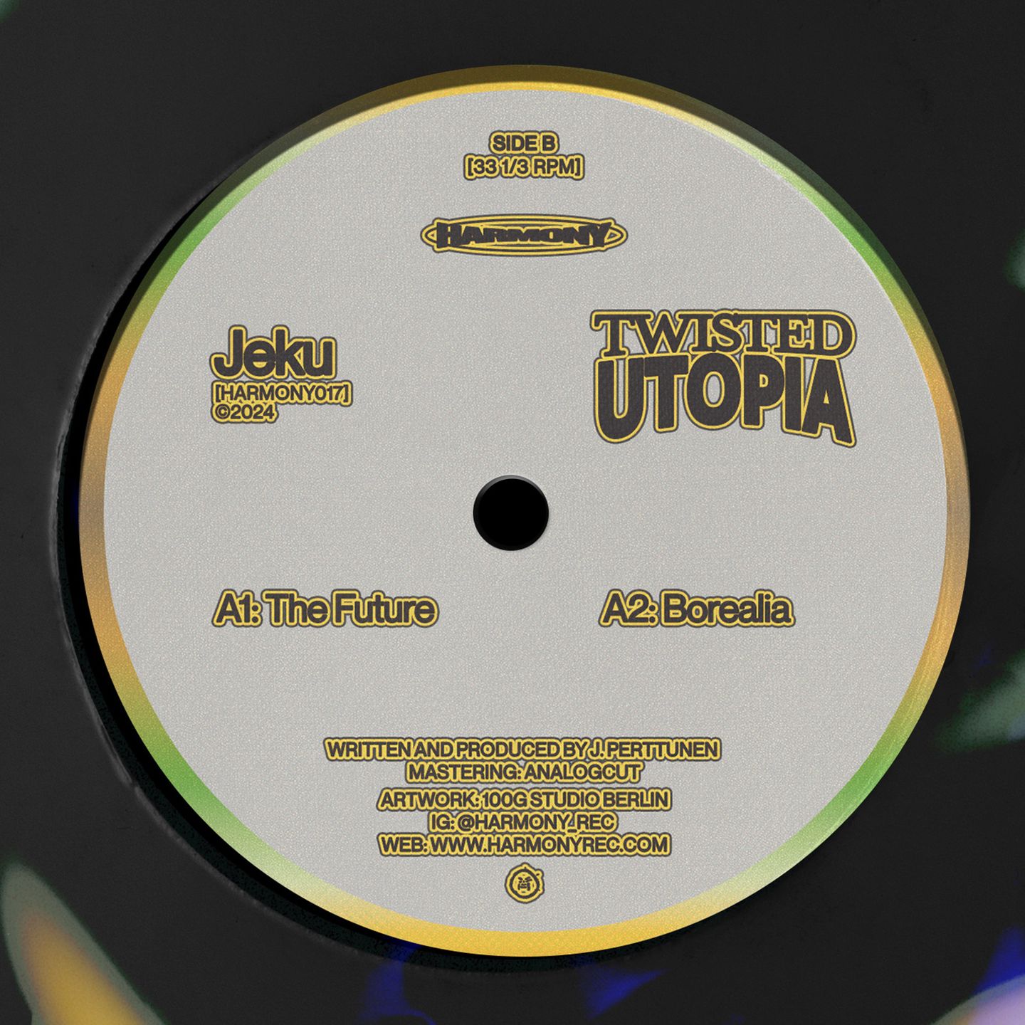 Jeku - Twisted Utopia | Harmony Rec. (HARMONY017) - 4