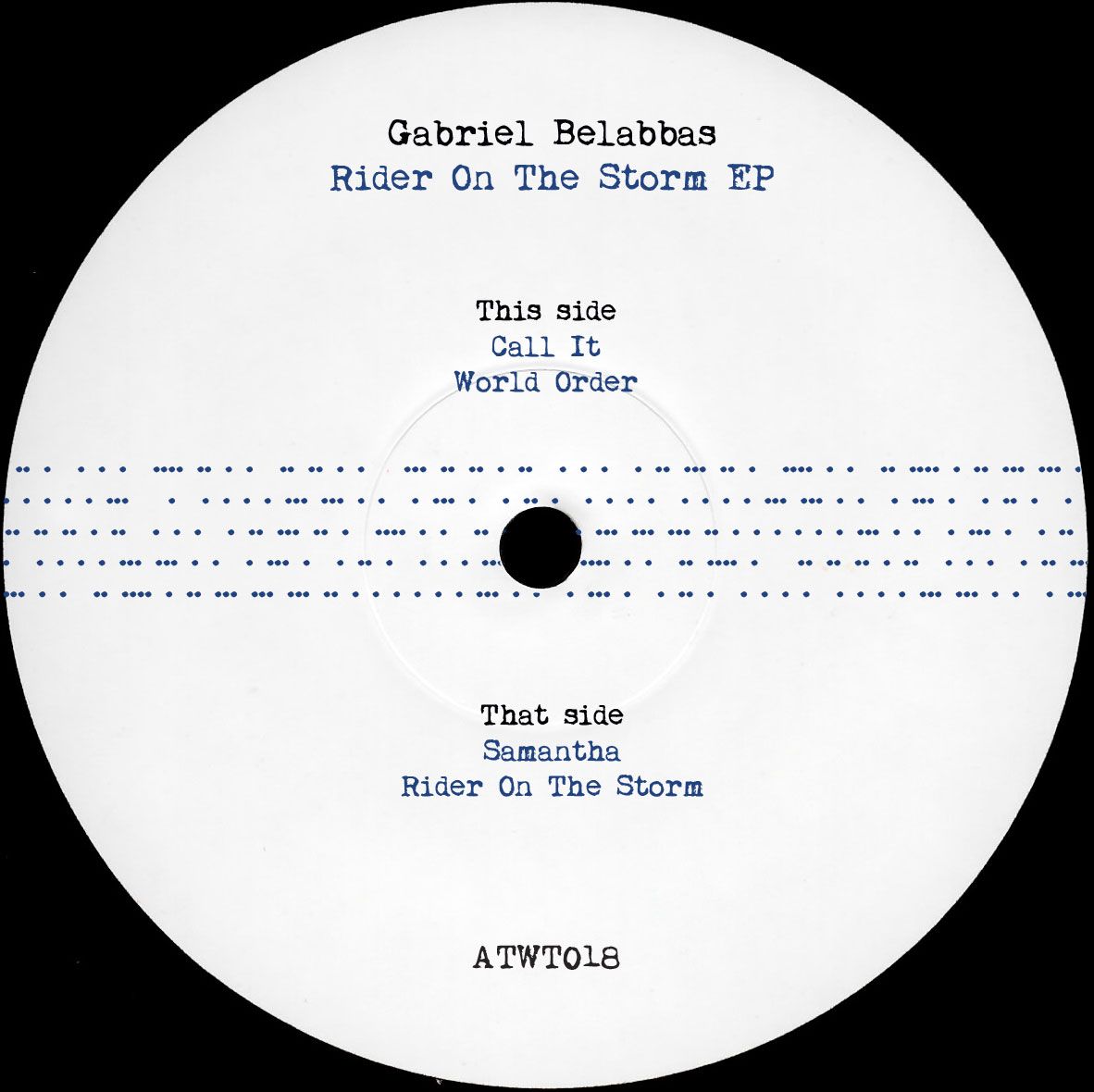 Gabriel Belabbas - Rider On The Storm EP | Automatic Writing (ATWT018) - 3 Gabriel Belabbas - Rider On The Storm EP | Automatic Writing (ATWT018) - 3