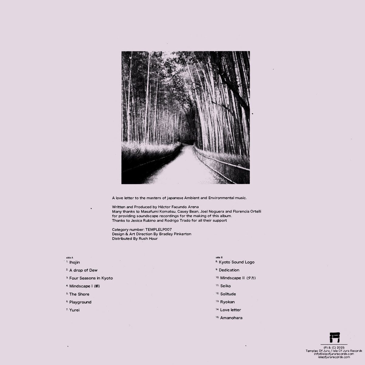 The Kyoto Connection - Four Seasons in Kyoto | Temples Of Jura (TEMPLELP007) - 2
