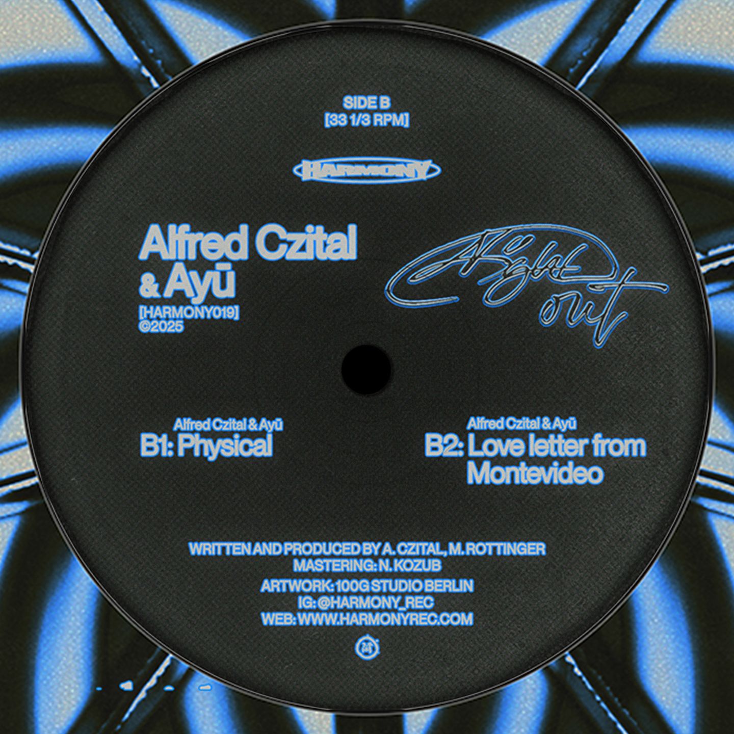 Alfred Czital  &  Ayū - Night Out | Harmony Rec. (HARMONY019)