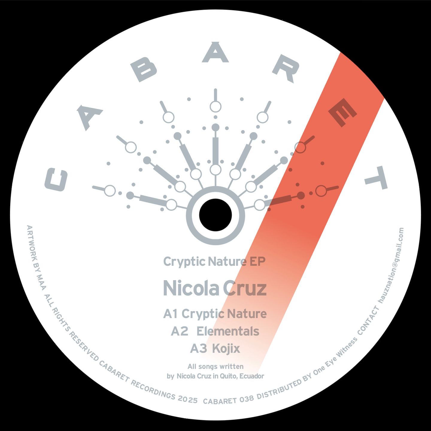 Nicola Cruz - Cryptic Nature EP | CABARET Recordings (CABARET038) - main