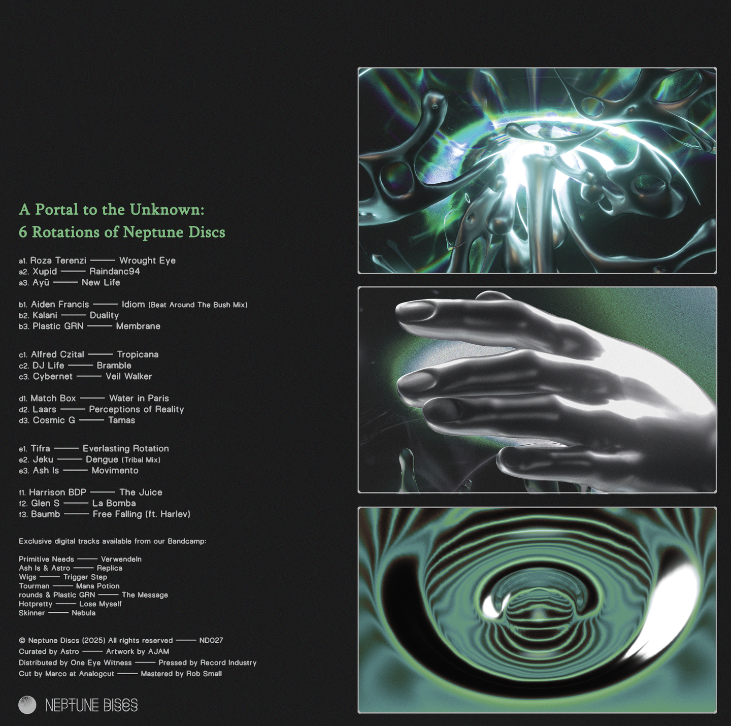 Various Artists - 6 Rotations Of Neptune Discs – A Portal To The Unknown | Neptune Discs (ND027) - 2 Various Artists - 6 Rotations Of Neptune Discs – A Portal To The Unknown | Neptune Discs (ND027) - 2