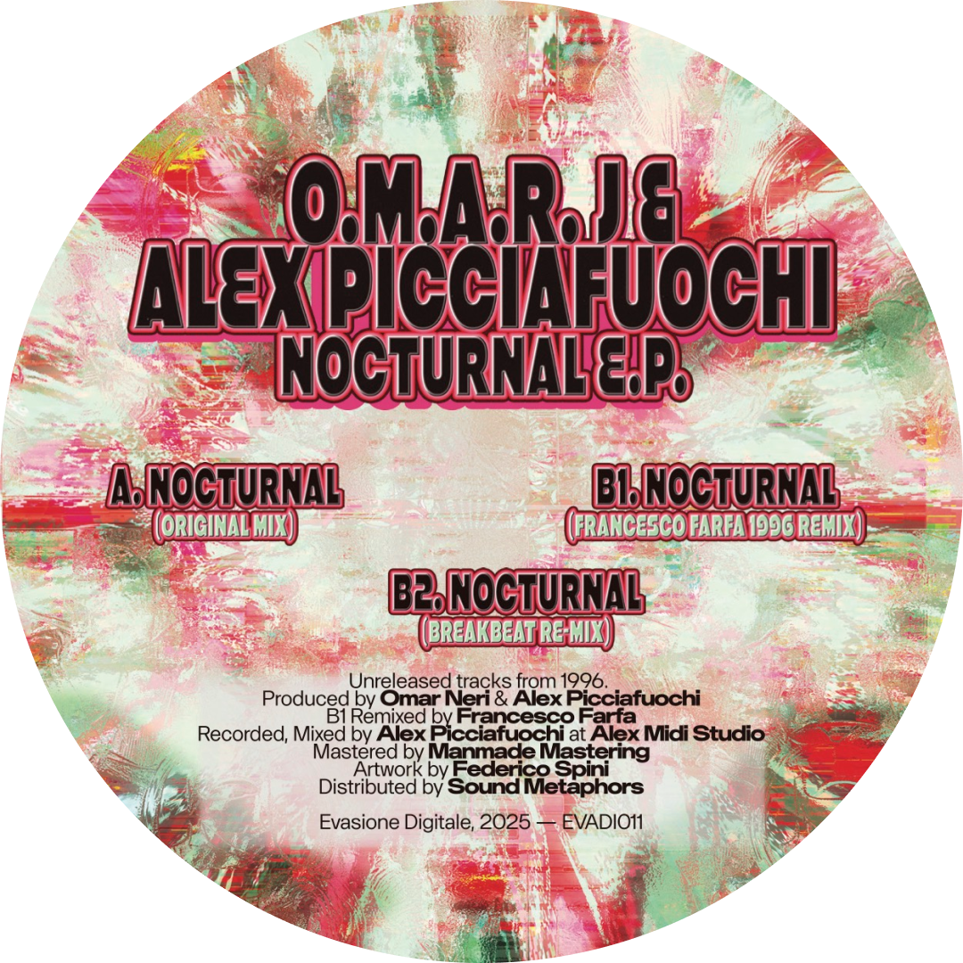 Omar J. & Alessandro Picciafuochi - Nocturnal E.P. | Evasione Digitale (EVADI011) - 3 Omar J. & Alessandro Picciafuochi - Nocturnal E.P. | Evasione Digitale (EVADI011) - 3