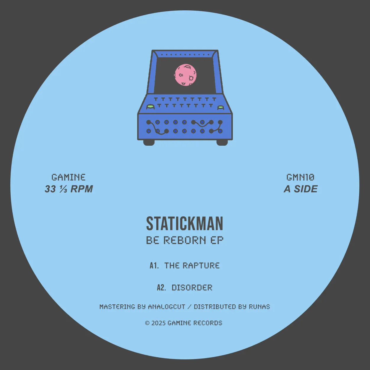 Statickman - Be Reborn EP | Gamine (GMN10) - main