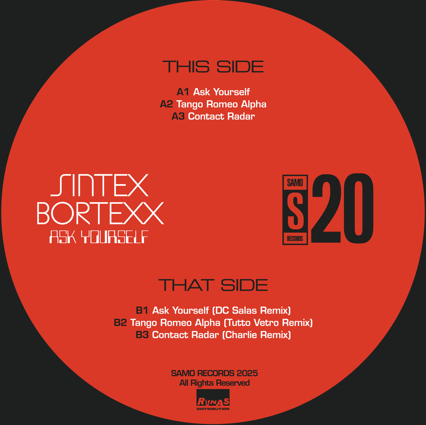 Sintex Bortexx - Ask Yourself | Samo Records (SAMO20)
