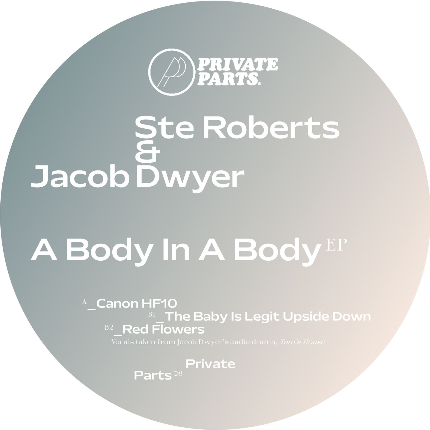 Ste Roberts  &  Jacob Dwyer - A Body In A Body EP | Private Parts (PRIVATEPARTS08) - main