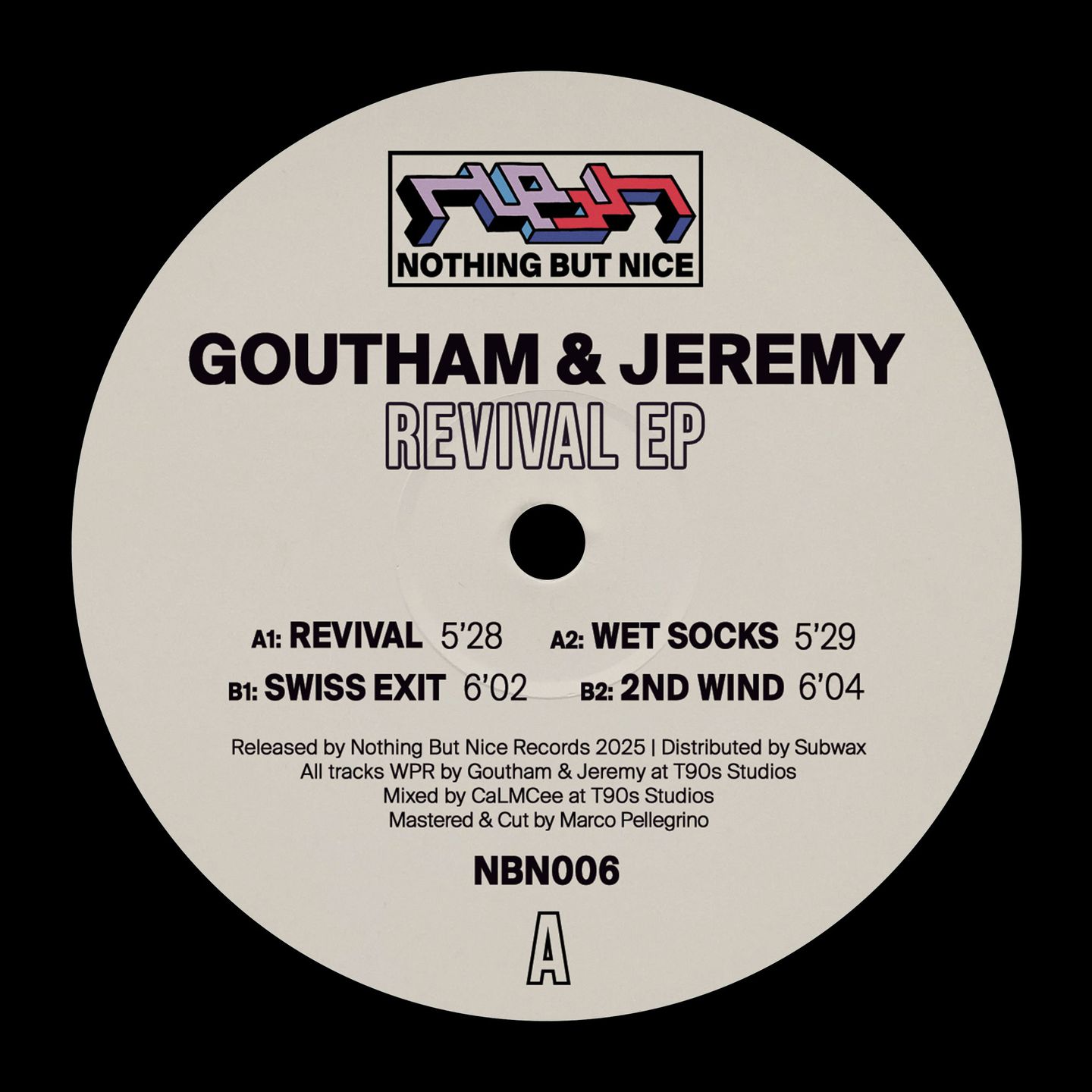 Goutham & Jeremy - Revival EP | Nothing But Nice Records (NBN006) - 2