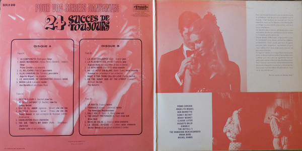 Various - 24 Succès De Toujours (Pour Vos Soirées Dansantes) | Disques Vogue (CLVLX. 540) - 2
