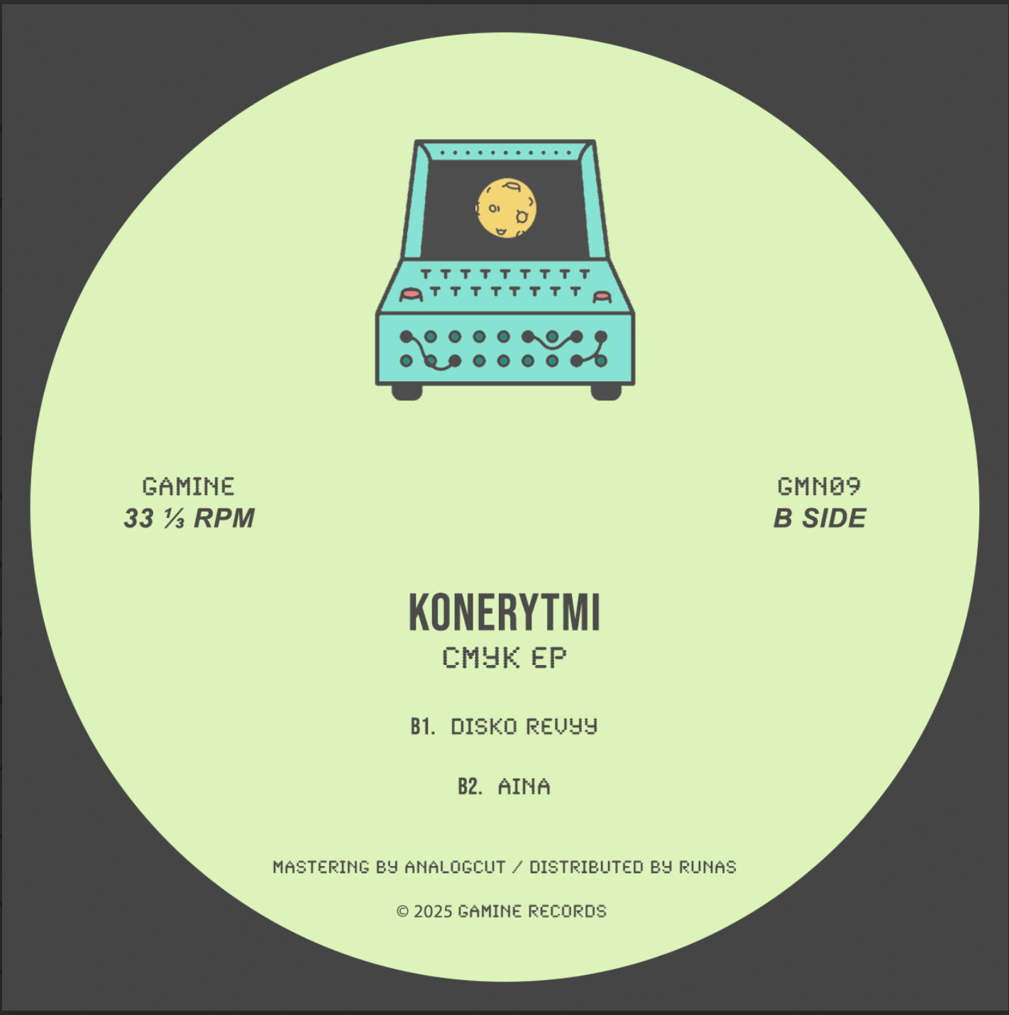 Konerytmi - CMYK EP | Gamine (GMN09) - 2 Konerytmi - CMYK EP | Gamine (GMN09) - 2