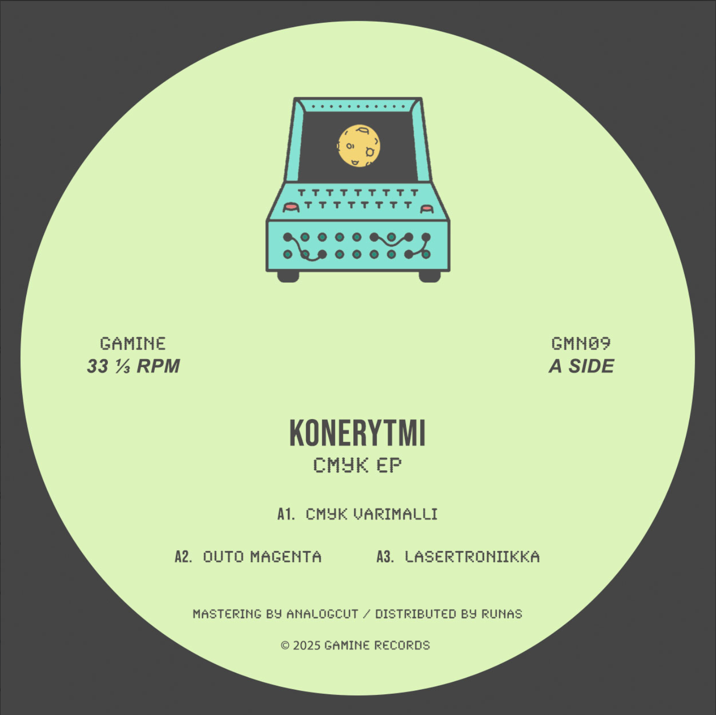 Konerytmi - CMYK EP | Gamine (GMN09) - main Konerytmi - CMYK EP | Gamine (GMN09) - main