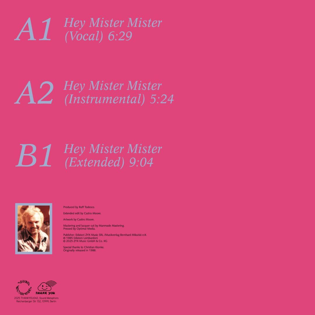 Kriss - Hey Mister Mister | THANK YOU (THANKYOU042) - 2