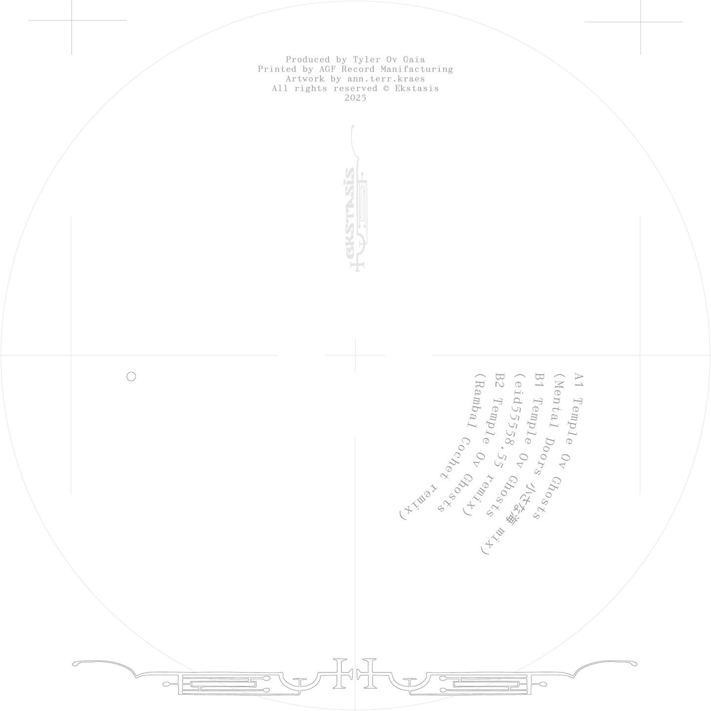 Tyler Ov Gaia - Themple Ov Ghosts | Ekstasis (EKSTASIS001) - 2 Tyler Ov Gaia - Themple Ov Ghosts | Ekstasis (EKSTASIS001) - 2