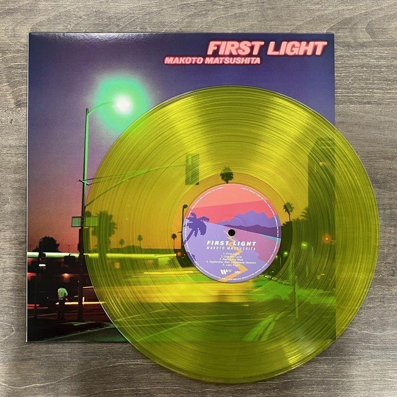 Makoto Matsushita - First Light (Clear Lime Yellow Vinyl) | Warner Music Japan (WQJL-205) - 3