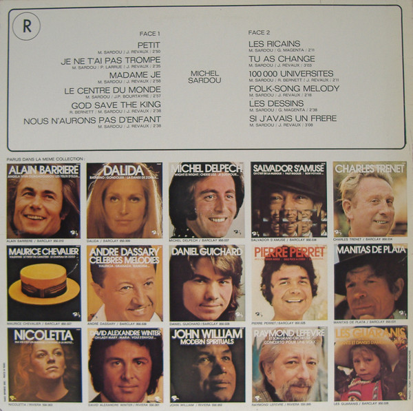 Michel Sardou - Michel Sardou | Barclay (950.016) - 2