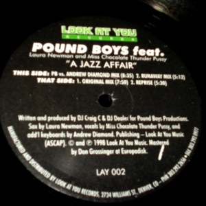Pound Boys feat. Laura Newman & Miss Chocolate Thunder Pussy - A Jazz Affair | Look At You Records (LAY002) - 2 Pound Boys feat. Laura Newman & Miss Chocolate Thunder Pussy - A Jazz Affair | Look At You Records (LAY002) - 2