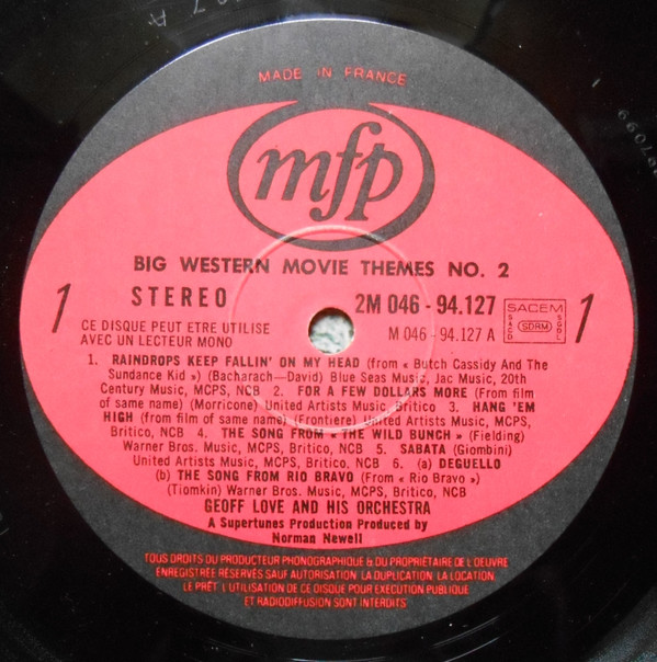 Geoff Love & His Orchestra - Big Western Movie Themes No 2 | Music For Pleasure (2M 046-94.127) - 3 Geoff Love & His Orchestra - Big Western Movie Themes No 2 | Music For Pleasure (2M 046-94.127) - 3