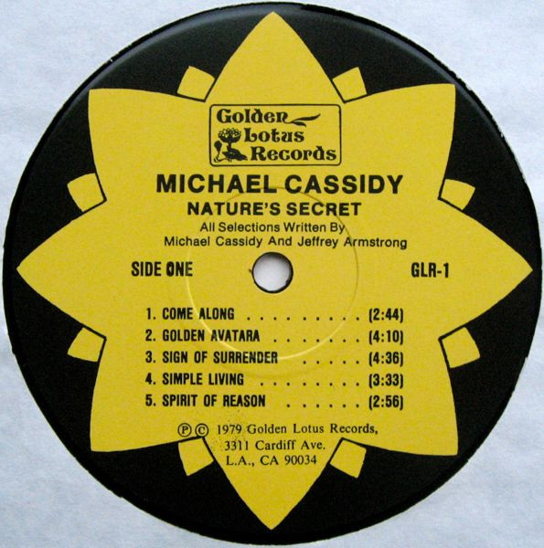 Michael Cassidy - Nature's Secret | Golden Lotus Records (GLR-1) - 3 Michael Cassidy - Nature's Secret | Golden Lotus Records (GLR-1) - 3