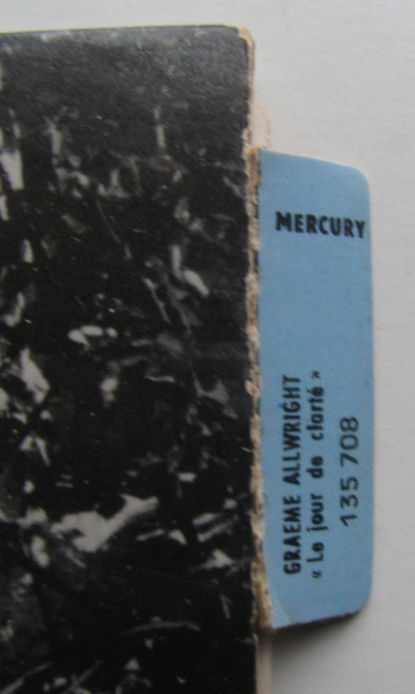 Graeme Allwright - Le Jour De Clarté | Mercury (135 708 MCY) - 4