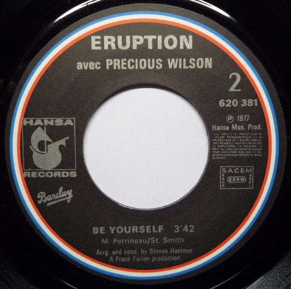 Eruption Avec Precious Wilson - I Can't Stand The Rain | Barclay (620 381) - 4