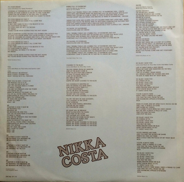 Nikka Costa - Nikka Costa | Ariola (204 356-320) - 3 Nikka Costa - Nikka Costa | Ariola (204 356-320) - 3