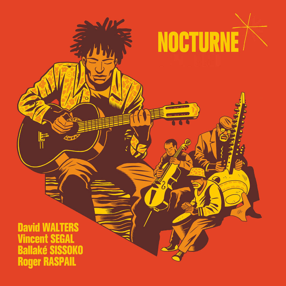 David Walters, Vincent Segal, Ballaké Sissoko, Roger Raspail - David Walters, Vincent Segal, Ballaké Sissoko, Roger Raspail - Nocturne | () - main David Walters, Vincent Segal, Ballaké Sissoko, Roger Raspail - David Walters, Vincent Segal, Ballaké Sissoko, Roger Raspail - Nocturne | () - main