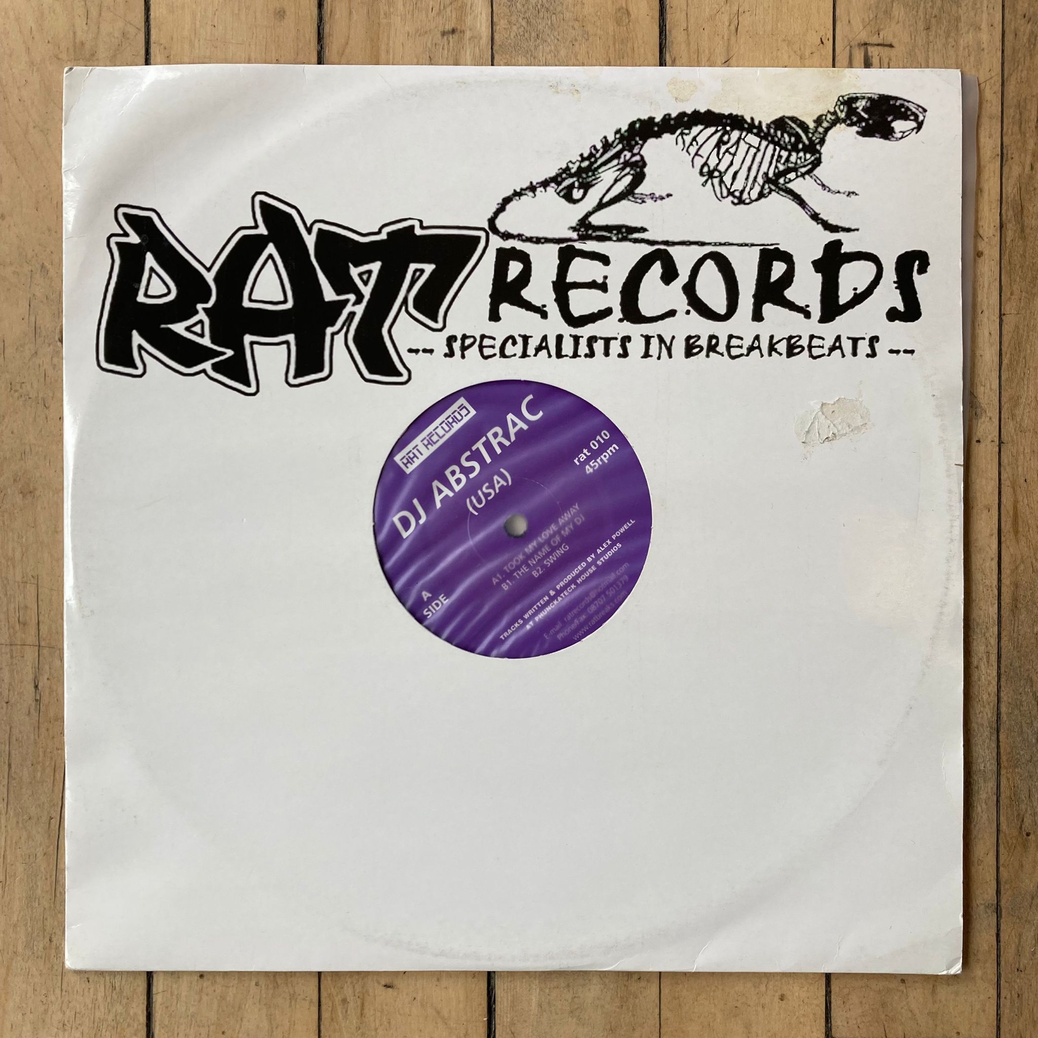 DJ Abstrac – Took My Love Away (Rat Records) - DJ Abstrac – Took My Love Away (Rat Records) |  () - main