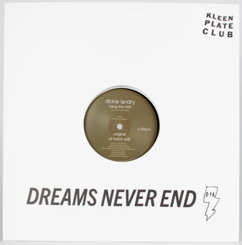 Dickie Landry - Dickie Landry - Hang The Rich 12" |  () - main