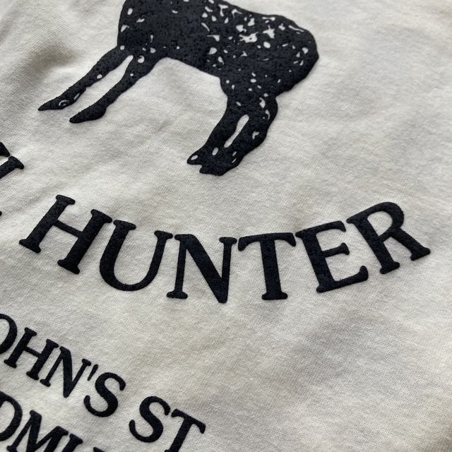 Vinyl Hunter - Vinyl Hunter 10 Year Anniversary 'From Farm to Turntable' Tee (Off White) - 4 Vinyl Hunter - Vinyl Hunter 10 Year Anniversary 'From Farm to Turntable' Tee (Off White) - 4