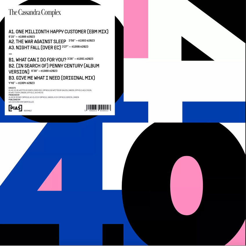 The Cassandra Complex - [PIAS] 40 | [PIAS] (BIAS4012)