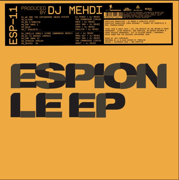 DJ Mehdi - Espion le EP | Espionnage (LC33186)