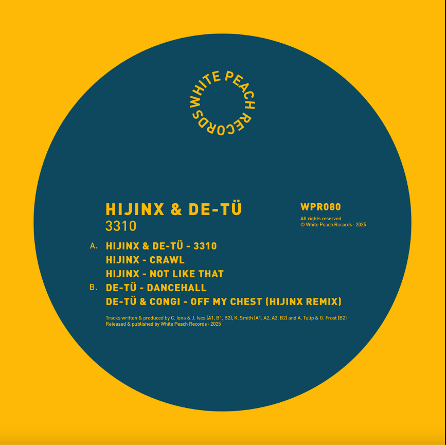 Hijinx , De-Tü - 3310 | White Peach (WPR080)