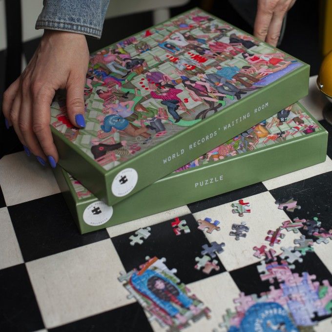 Format - World records' waiting room - PUZZLE von Daukantė. - 2