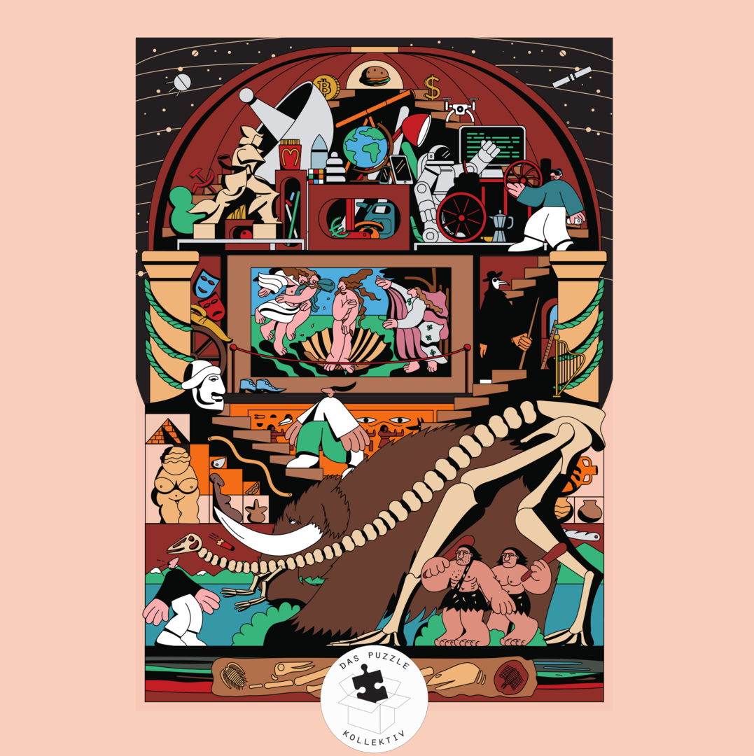 Format - Touch of Civilization - PUZZLE von Bessa Illustration. - 2