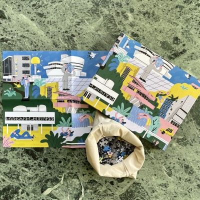 Format - Architectural Masterpieces in Pieces - PUZZLE von Barbora Keherova. - 2