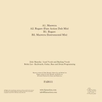 Faze Action & Zeke Manyika - Maswera | Faze Action (FAR051) - 2 Faze Action & Zeke Manyika - Maswera | Faze Action (FAR051) - 2